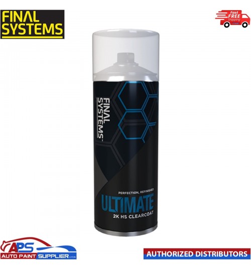 1 x FINAL SYSTEMS ULTIMATE 2K HS CLEARCOAT AEROSOL - 400ml
